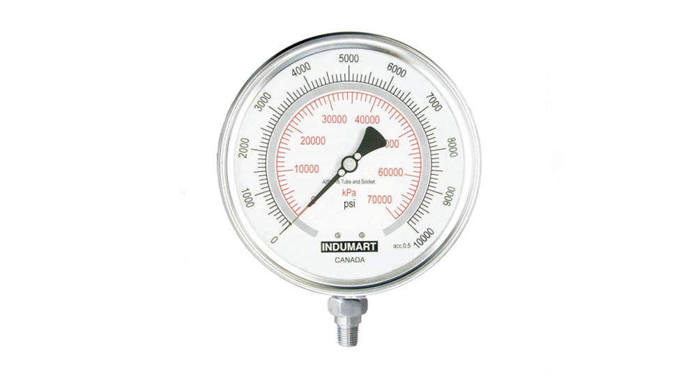 TEST PRESSURE GAUGE MODEL: P52