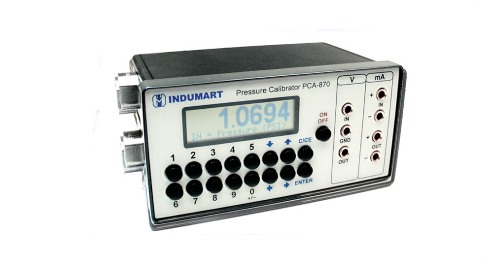 PRESSURE CALIBRATOR MODEL: PCA870